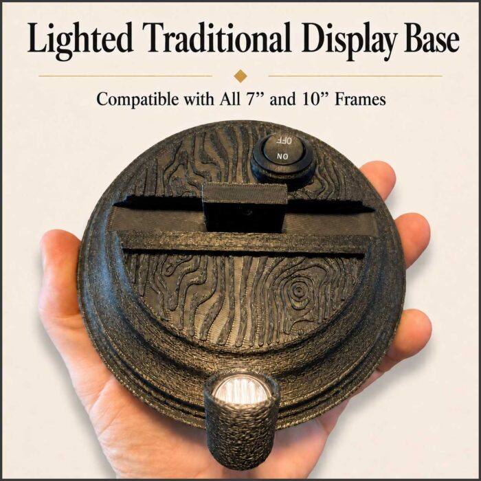 08 lighted traditional display base