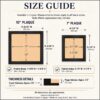 09 gallery framed size guide 09 gallery framed size guide