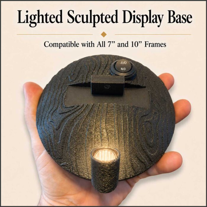 09 lighted sculpted display base
