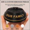 11 custom embossed phrase