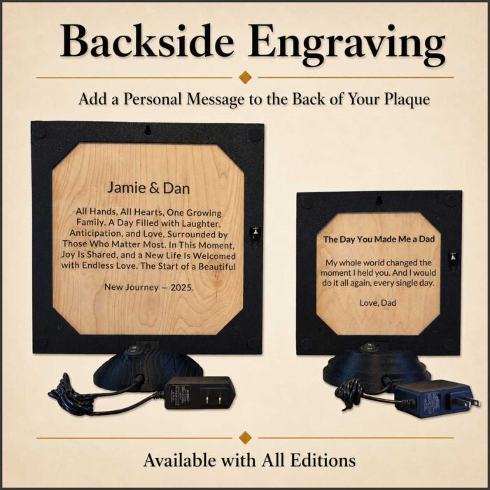 12 backside engraving option
